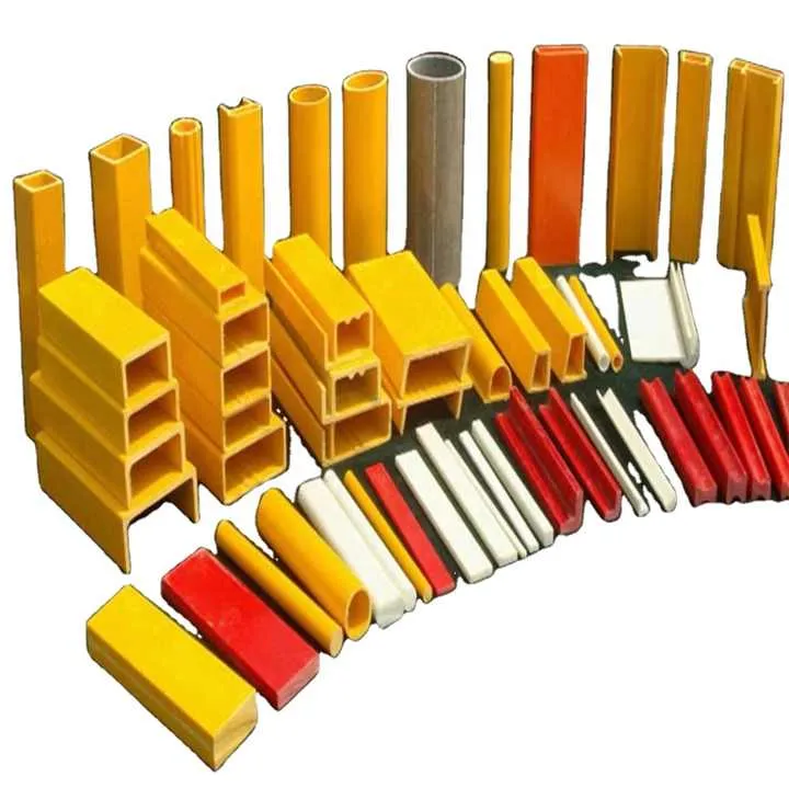 FRP solid rod used in industrial application close-up