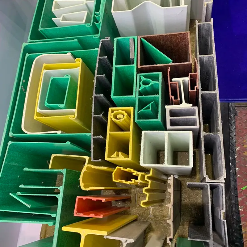 Fiberglass angle structural shapes for bracing and corner connections