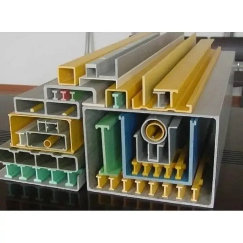 Technical dimension diagram of FRP pultruded profiles
